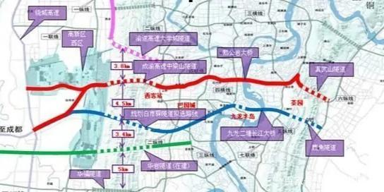 重庆白市驿隧道即将开工项目总投资112亿元