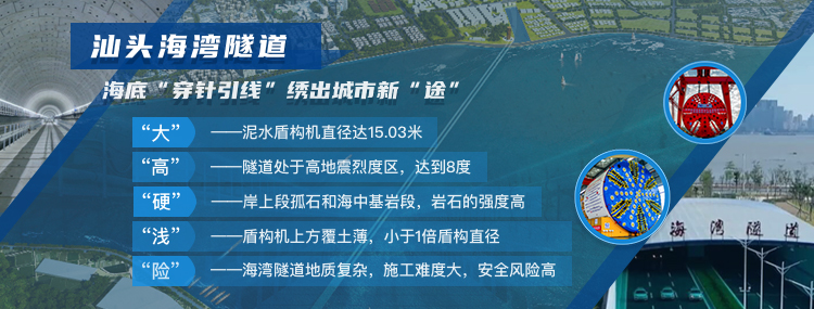 海底“穿针引线” ，绣出城市新“途”——汕头海湾隧道