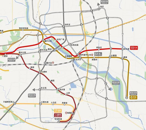 北京城市副中心线预计12月底开通 通州轨交增至10条-资讯-隧道网