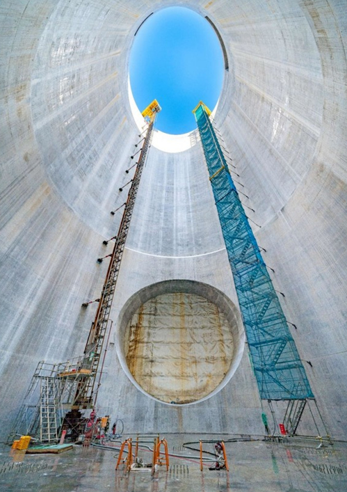 走进现场 | 站在89m深竖井下是一种怎样的体验-微信-隧道网