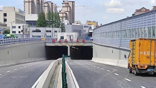 上海北横通道隆昌路下立交通车了-资讯-隧道网