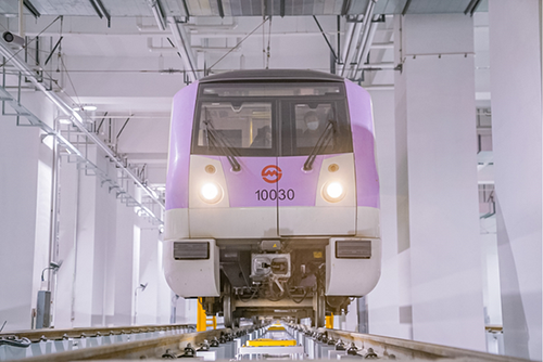 上海轨交10号线二期港城路停车场今起列车上线调试-资讯-隧道网