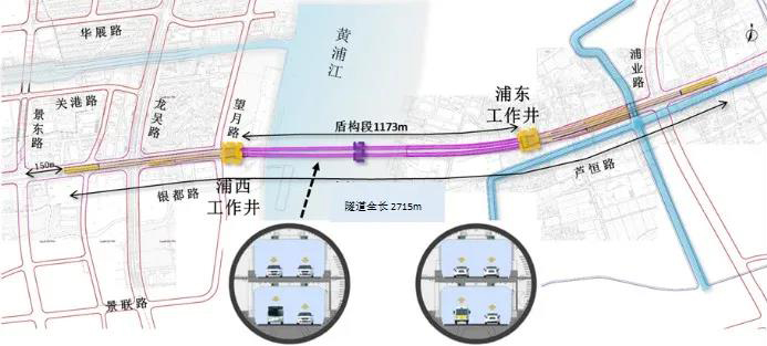 连接浦江两岸的越江"银龙"——上海银都路越江隧道新建工程-资讯-隧道