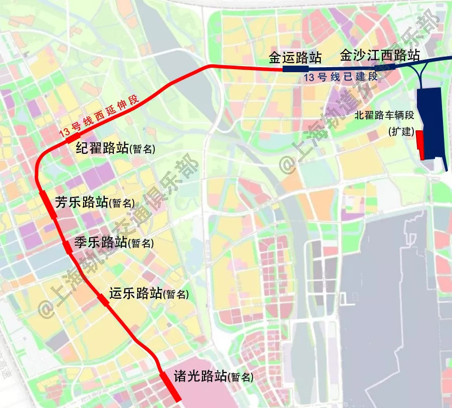 上海地铁13号线西延伸图片