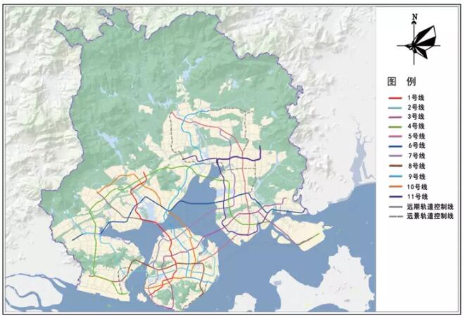 厦门地铁远期规划公布12条线路总长493公里
