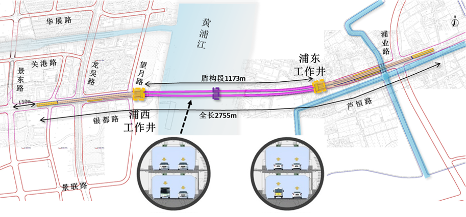 银龙过江银都路越江隧道北线顺利贯通