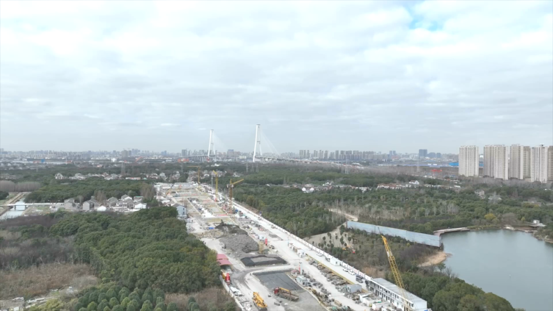 上海市域铁路机场联络线6标三林南站主体结构顺利封顶
